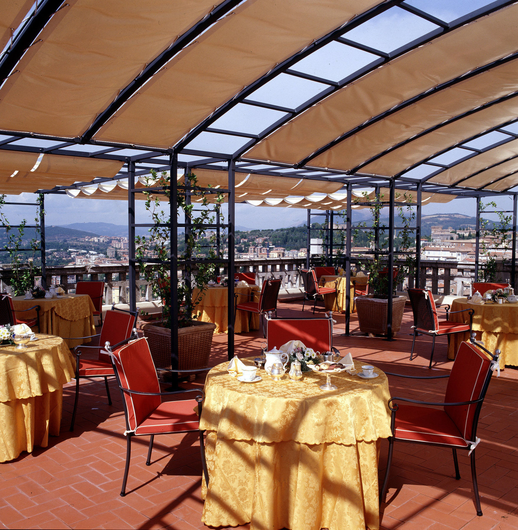 Sina Brufani Hotel Perugia Restaurant billede